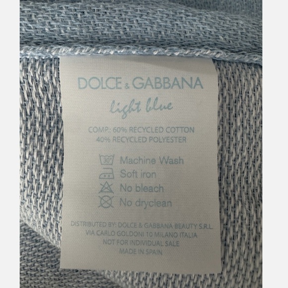 2x NEW Dolce & Gabbana Light Blue Beach Towel - Picture 6 of 6